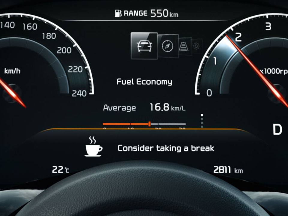 Kia Ceed GT Avvisi per il Conducente