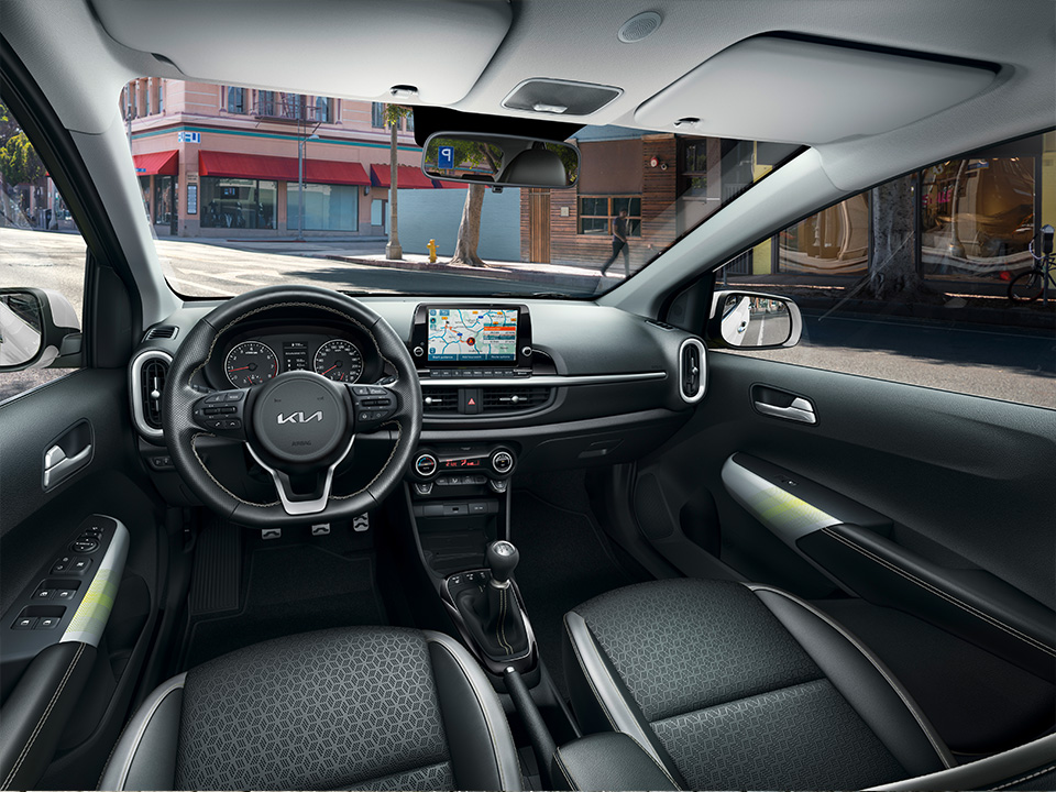 The new Kia Picanto X-Line interior