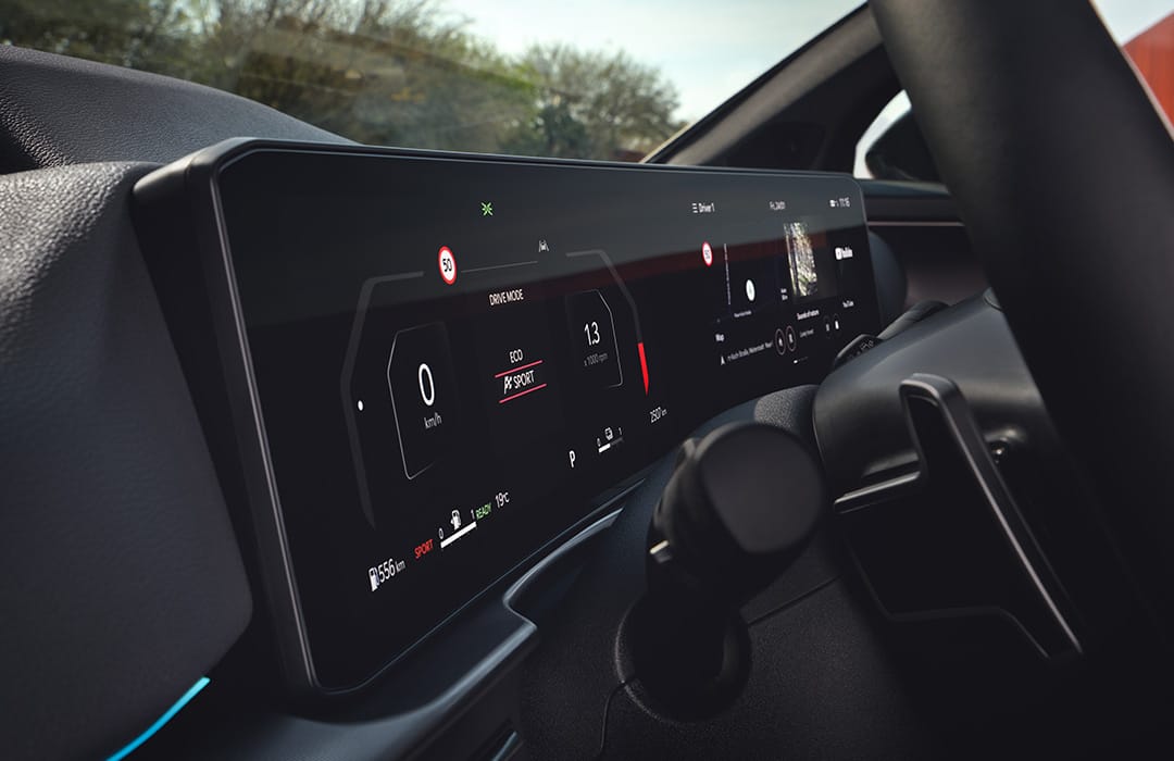 Display curvi integrati