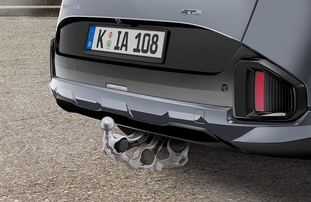 Gancio di traino retrattile (semi-elettrico)