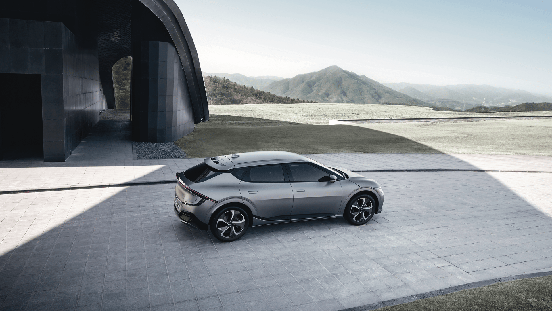 Design moderno e sportivo di Kia EV6 – vista laterale