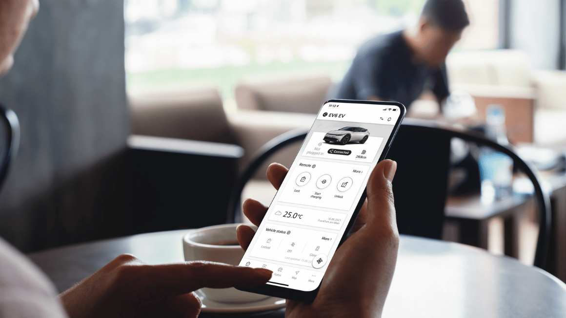 Design di EV6 – vista posteriore